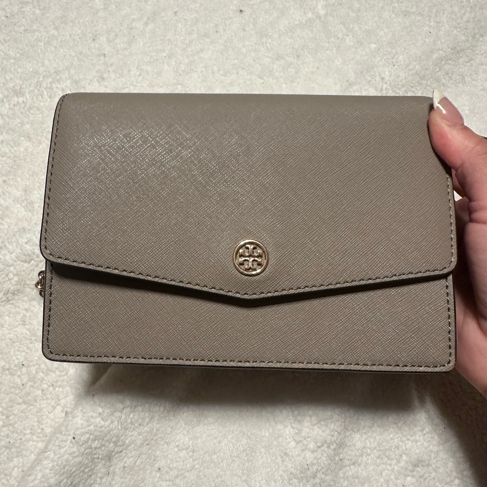 Tory Burch Gray Crossbody Bag